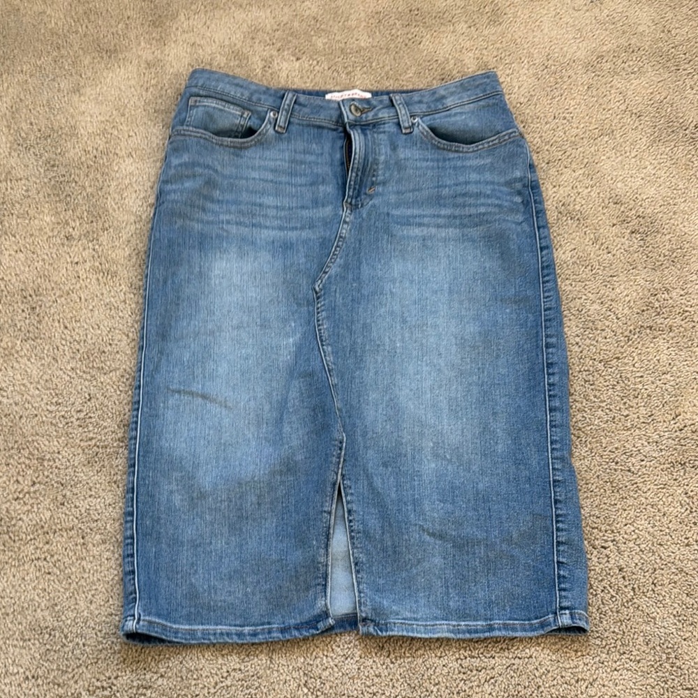Lucky Brand Classic Blue Denim Skirt